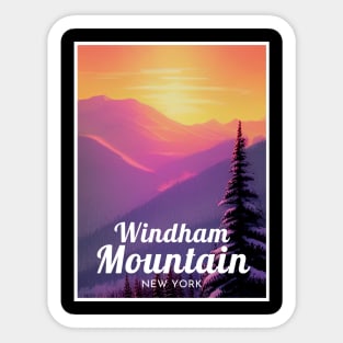 Windham Mountain New York Ski Sticker